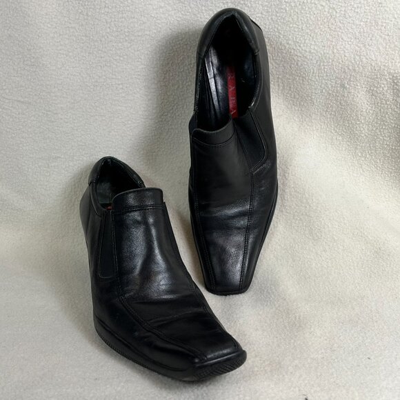 PRADA Women's Nero Calzature Donna Nappa Sport Ankle Bootie EU 38 US Size 7.5 - Picture 1 of 12